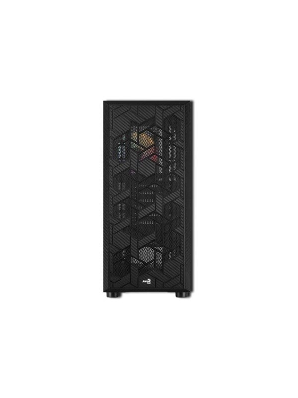 AeroCool Hive FRGB - Tempered Glass Edition - MDT - ATX - Chassi - Miditower - Svart