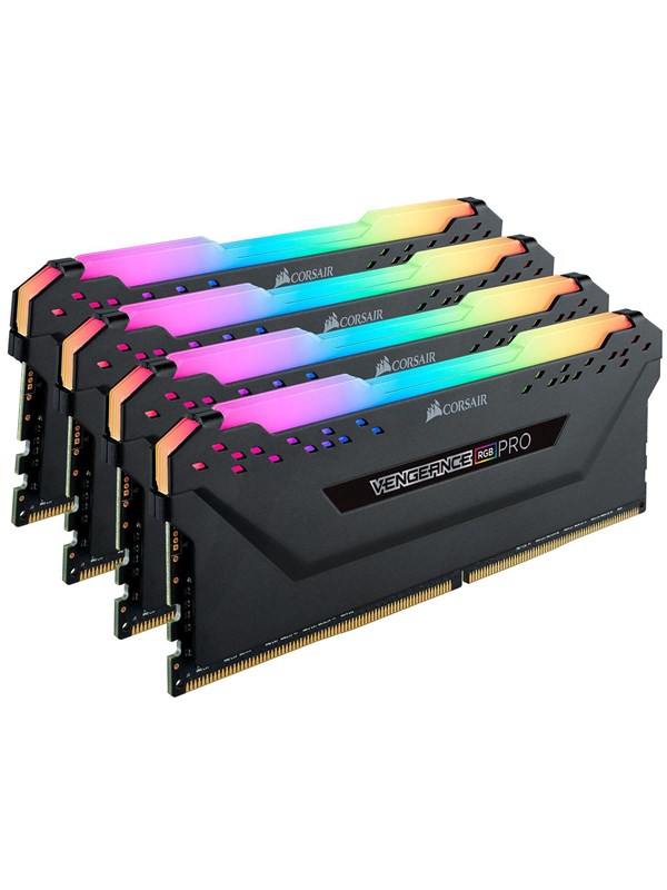 Corsair Vengeance Rgb Pro Ddr4 3600 64gb Cl18 Quad Channel 4 Pcs Amd Optimized & Intel Xmp Svart Med Rgb