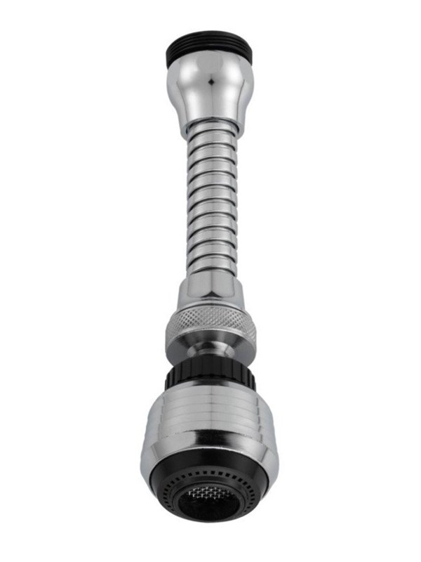 Neoperl bubble-stream air mixer with ball joint soda and ho