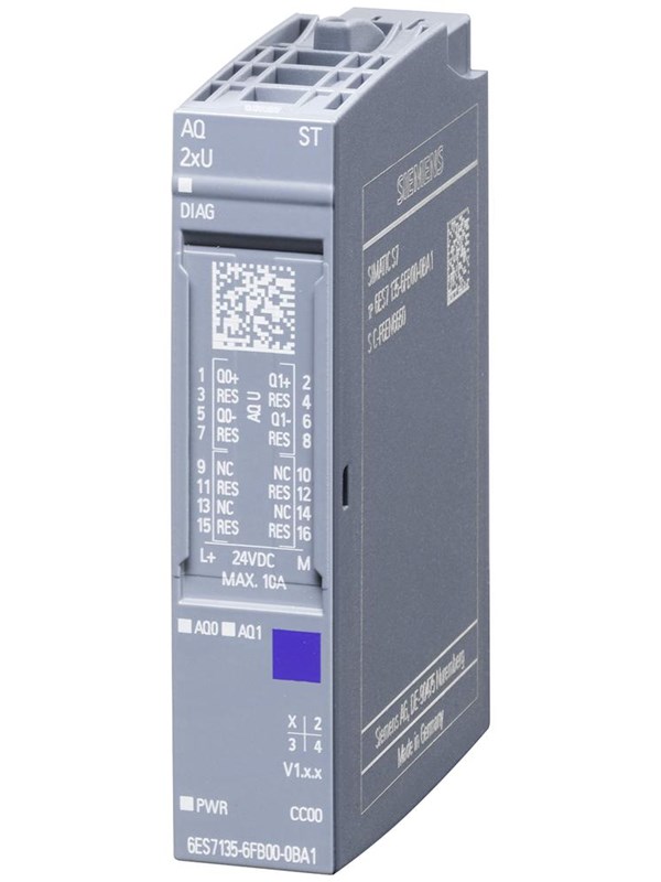 Produktfoto för Siemens 6ES7135-6GB00-0BA1, Analog, Strömförsörjning av system, Multifärg, 39 g, 65 mm, 23 mm