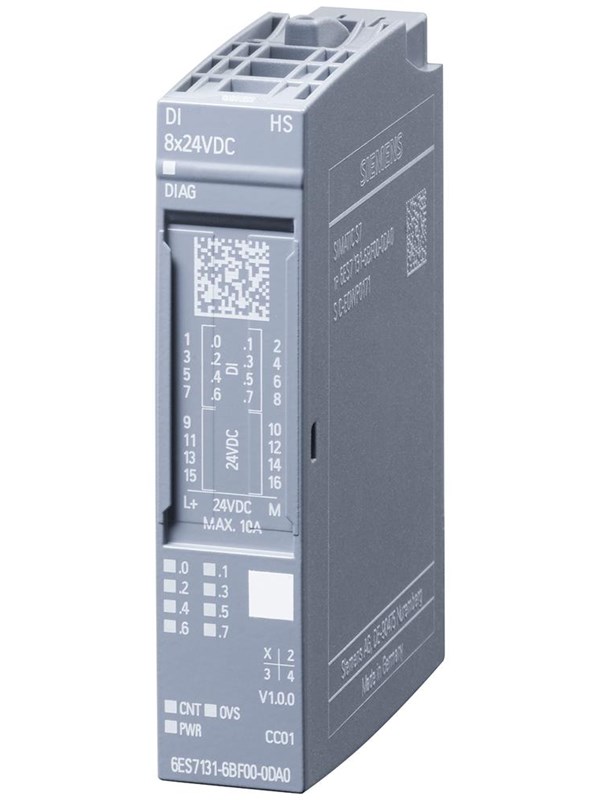 Siemens Simatic et 200sp digital input module di 8x24vdc high spee