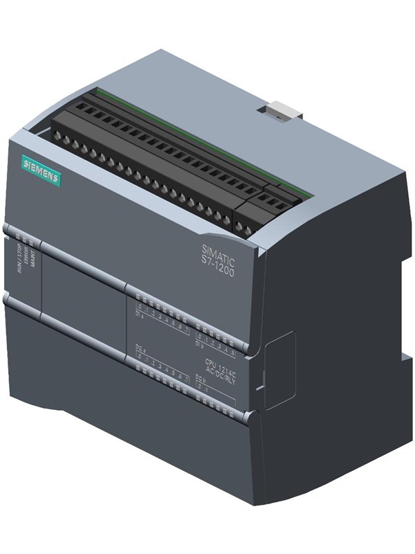 Siemens Cpu 1214c dc/dc/relay 14di/10do/2ai 6es7214-1hg40-0xb0