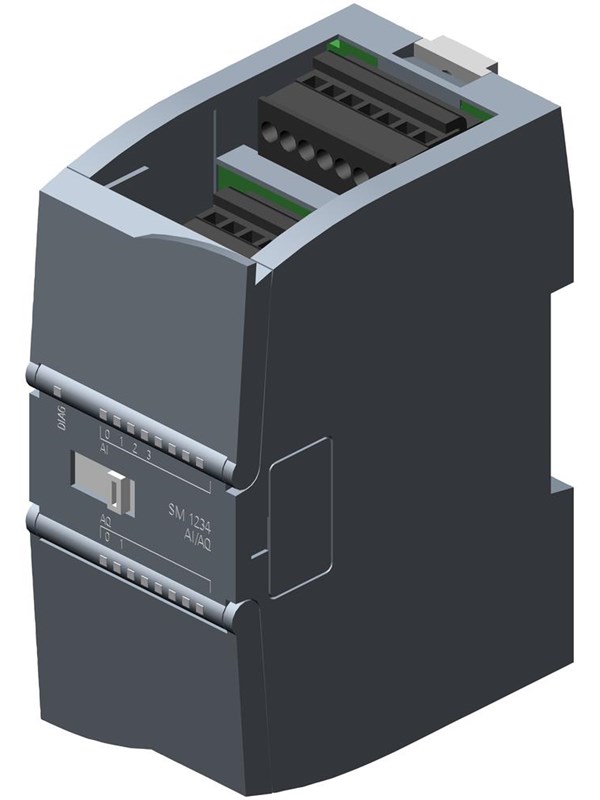 Produktfoto för Siemens 6ES7234-4HE32-0XB0, Analog, In/ut, 6 kanaler, 4 kanaler, 2 kanaler, 186 g