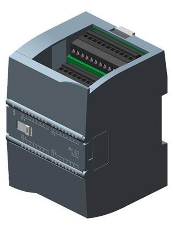 Produktfoto för Siemens 6ES7223-1BL32-0XB0, Digital, In/ut, 32 kanaler, Source-kanal, 16 kanaler, 16 kanaler