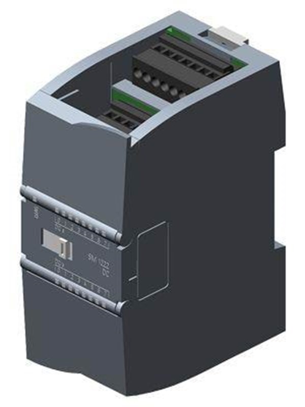 Produktfoto för Siemens 6ES7222-1BH32-0XB0, Digital, Ut, 16 kanaler, 16 kanaler, 24 V, Svart