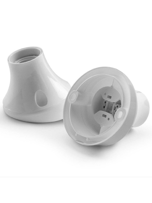 Teknisk Belysnings Industri E27 spot light with inclined white base