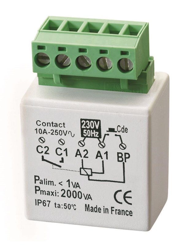 Urmet Mtr200e flush-mounted toggle relay with timer