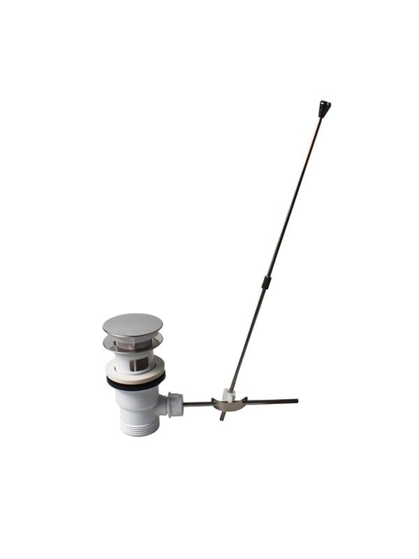 Unite bottom valve lift-up 114 chrome