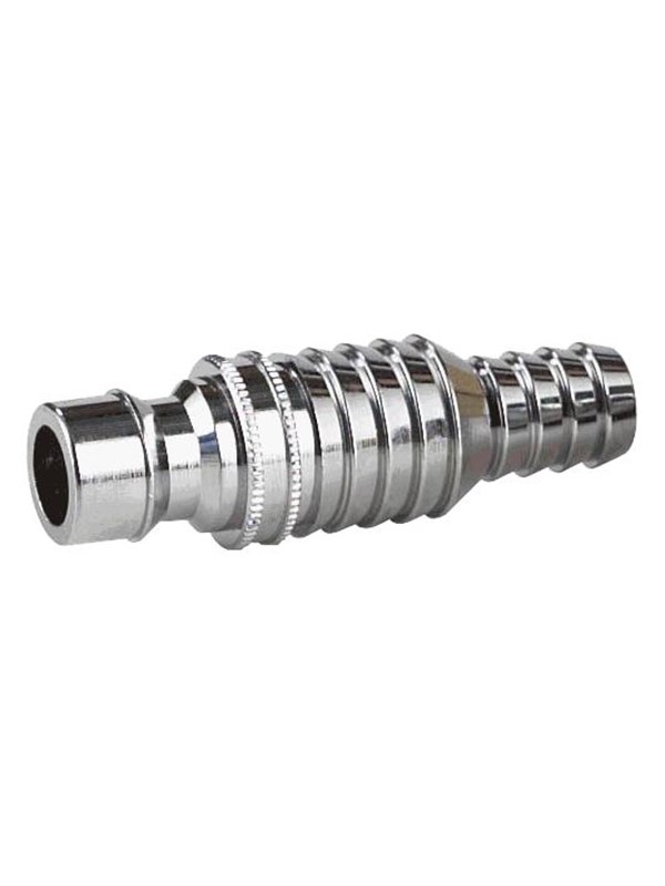 Nito 1/2" stainless steel nipple with 1/2" and 3/4" hose tail