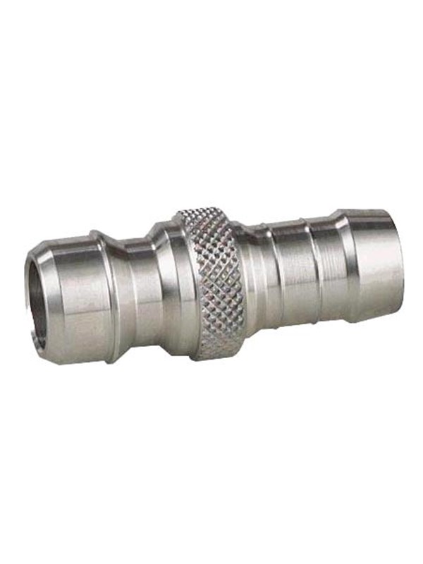 Nito 1/2" stainless steel nipple with 1/2" hose tail