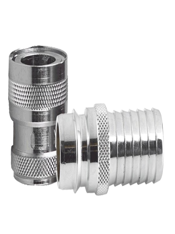 Nito 3/4" coupling set with 3/4" coupler and 3/4" hose tail