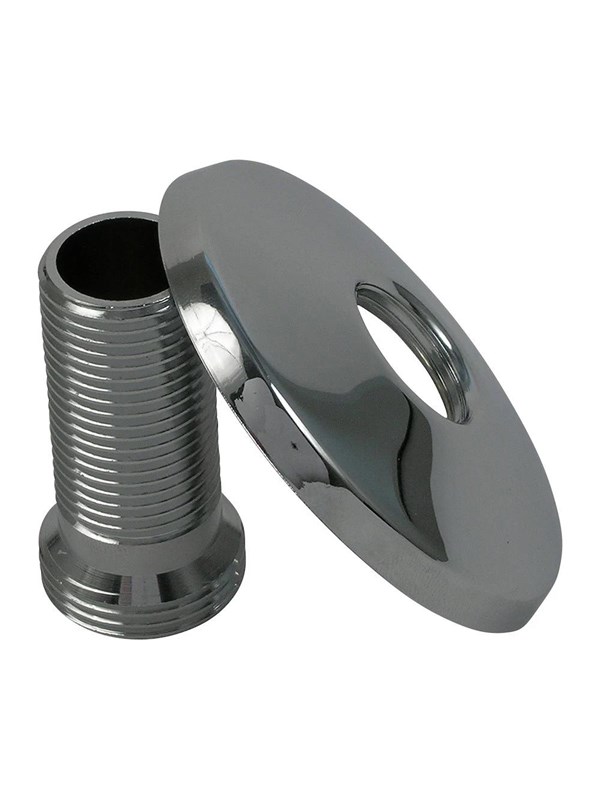 Megatherm Connector 45 mm ll 3/4 x 1/2 nipple with rosette