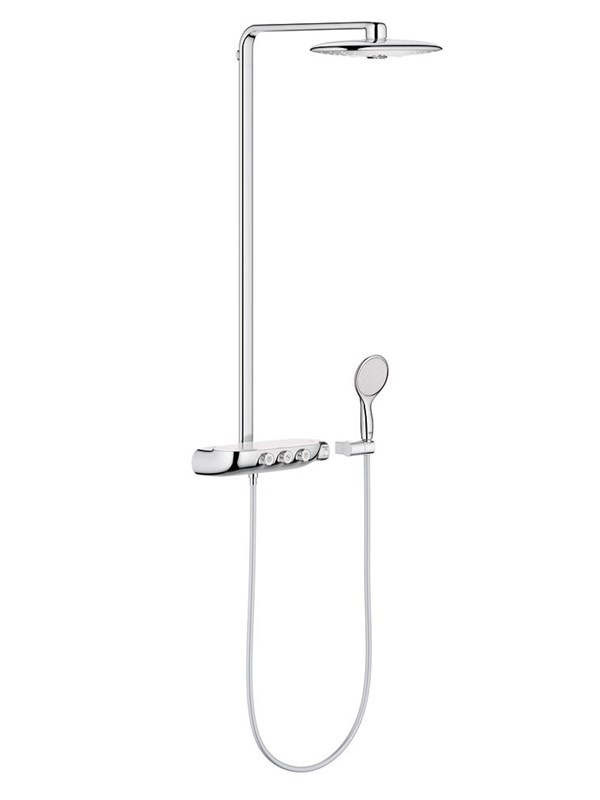 Produktfoto för GROHE Rainshower System SmartControl 360 DUO, 109 cm, 1,75 m, Krom