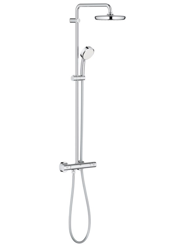 Produktfoto för GROHE Tempesta Cosmopolitan 210 Duschsystem med väggtermostat - 27922001