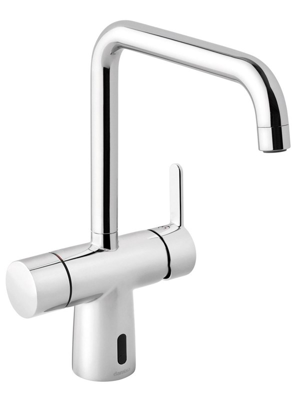 Produktfoto för Damixa Silhouet Touchless chrome - Köksblandare med hög J-utgång. Touchless kran