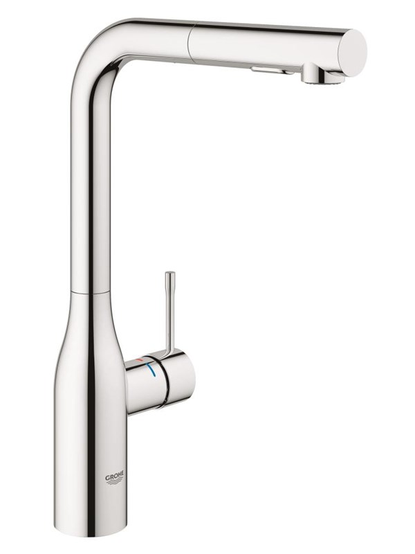 Produktfoto för GROHE Essence, Öppnas utåt, Krom, Metall, Hävarm, Single, 1/2