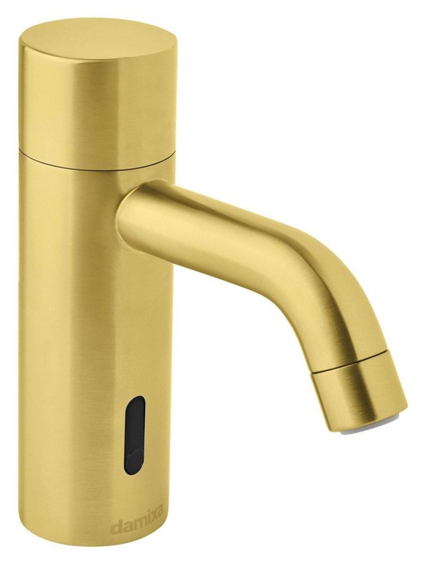 Produktfoto för Damixa Silhouet Touchless tvättställsblandare Small Brushed Brass PVD