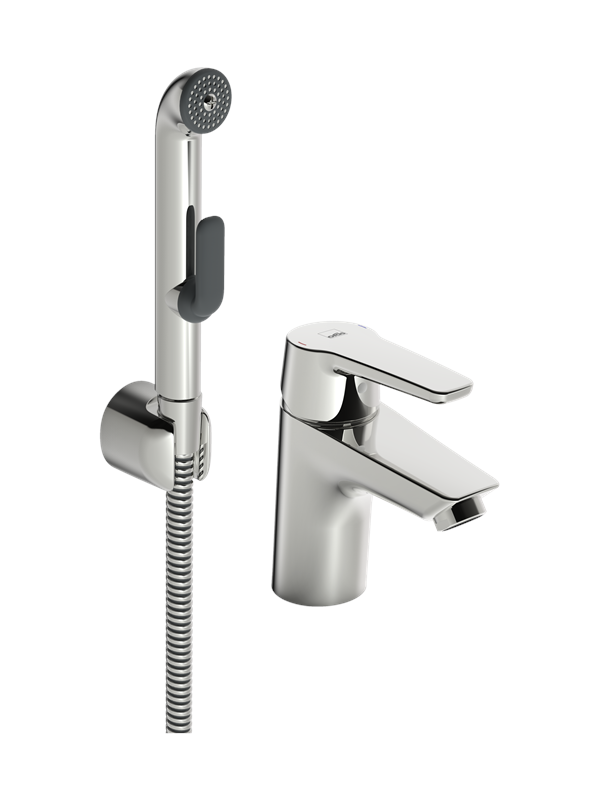 Oras saga 3912f washbasin faucet with bidetta hand shower ho