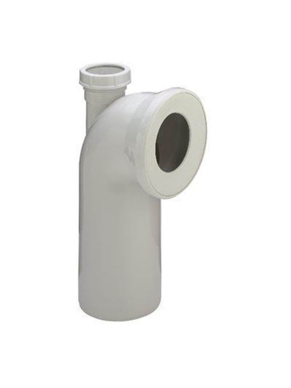 Viega Toilet bend 90° with 50 mm stud plastic/white