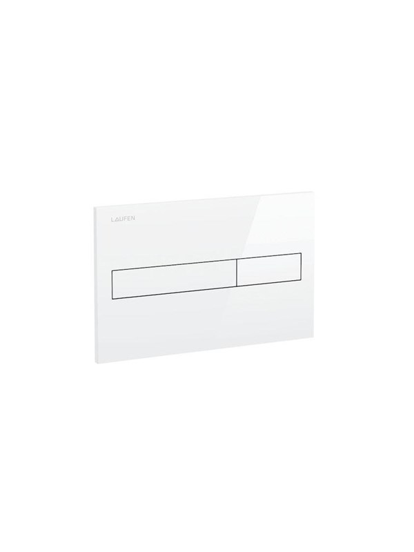 LAUFEN flush plate white