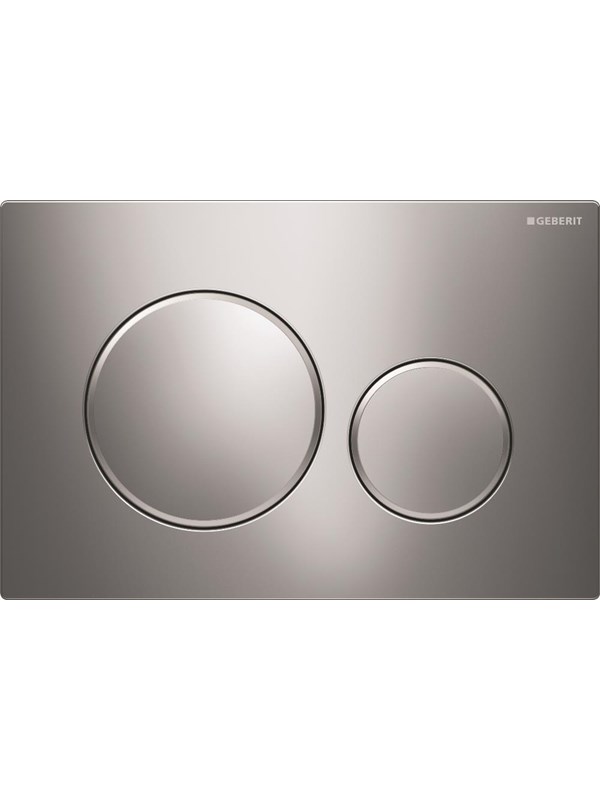 Produktfoto för Geberit Sigma20 kontrollplatta, matt/blank yta