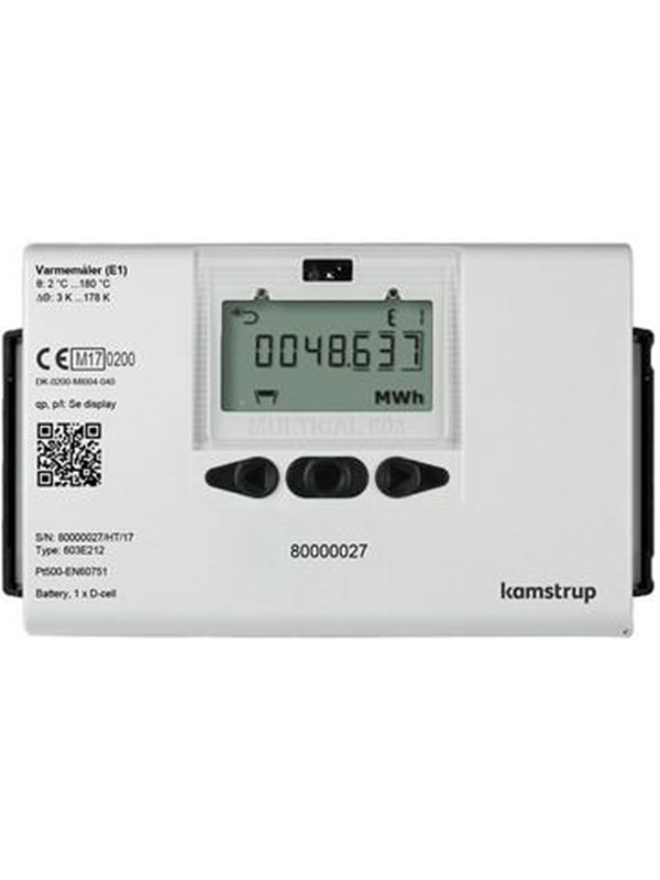 Produktfoto för Kamstrup MULTICAL603 1,5 m3/h - Varmemåler 110mm x G3/4''B (R1/2'') Frem- eller returl