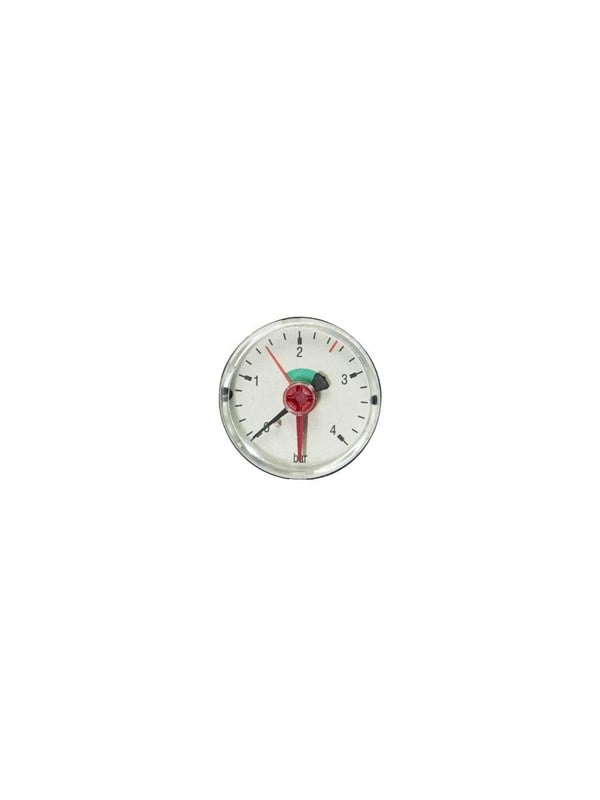 Produktfoto för Manometer Ø50 - 1/4'' (bag), 0-4 bar og m/stilleviser