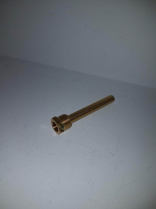 Erik Færgemann Brass thermowell 12 x 63 mm
