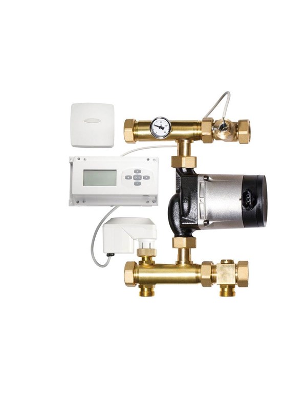 Roth floor heating shunt  with weather compensator