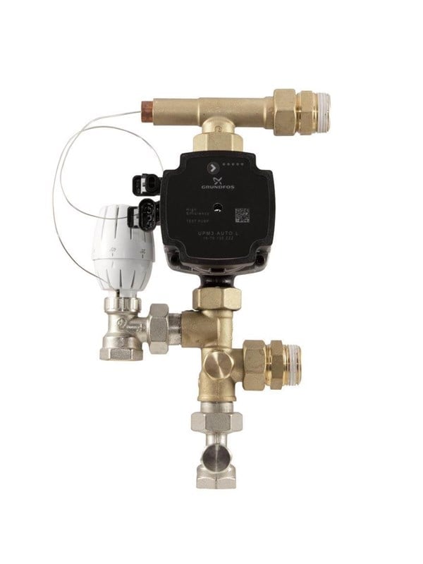 Produktfoto för Pettinaroli Complete mixing kit with circulating pump thermostatic valv