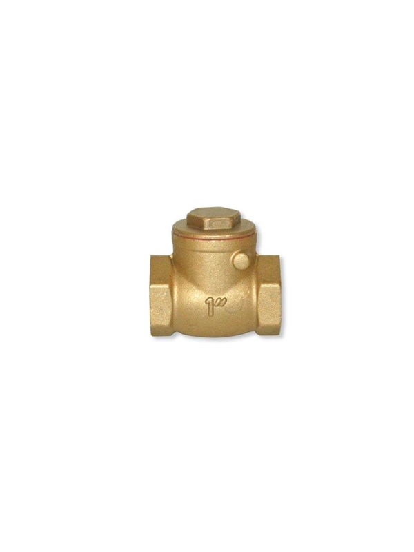 Pettinaroli Brass swing check valve with metal disc 11/4