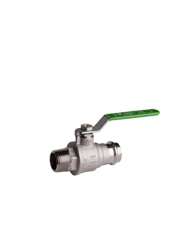 Pettinaroli Heavyduty fullway ball valve with press fittings ends press