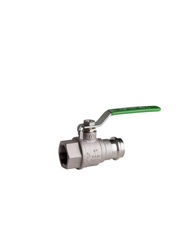Pettinaroli Heavyduty fullway ball valve with press fittings ends press