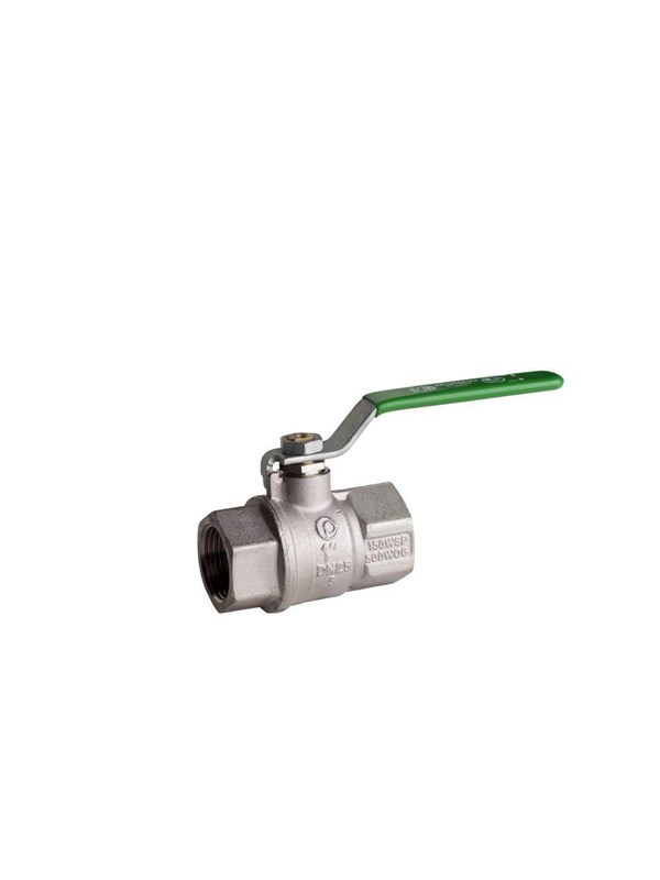 Pettinaroli F x f heavyduty fullway ball valve green steel lever tea t