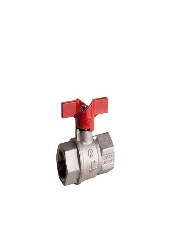 Pettinaroli ball valve fxf 1 1/4 red