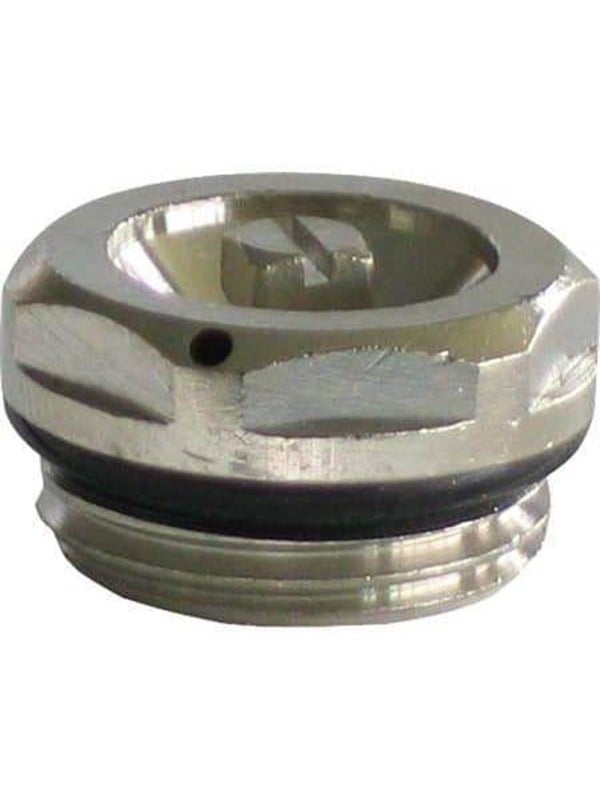 Pettinaroli Air screw with o-ring edge 1/2" chrome