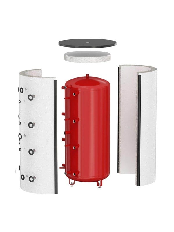 Flamco Isolering till ps 500l puffer 80 mm Vit