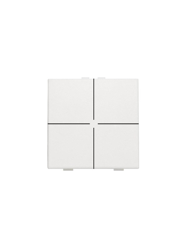 Niko-Servodan 4-fold push button for niko home control white