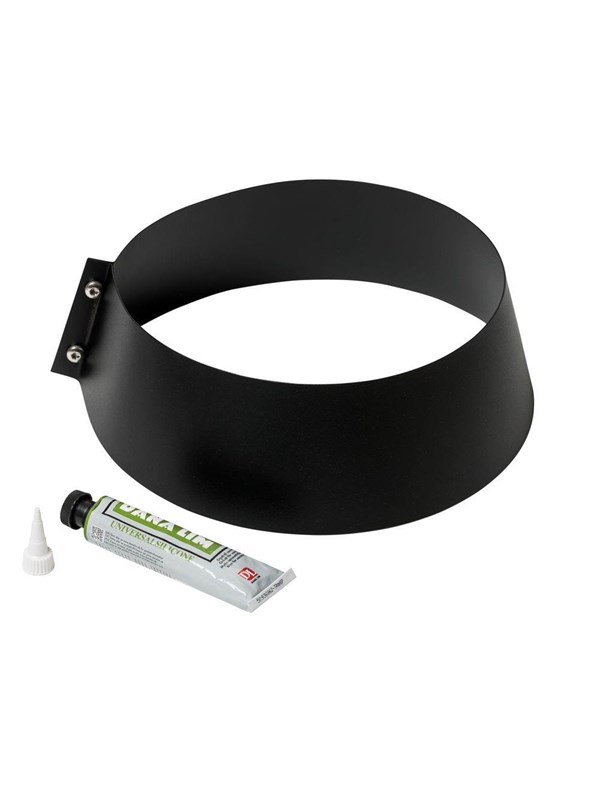 Metalbestos storm collar ø250/150 black with silicone