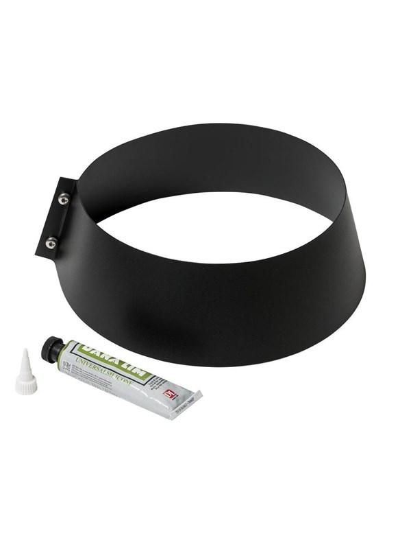 Metalbestos storm collar ø230/130 black with silicone
