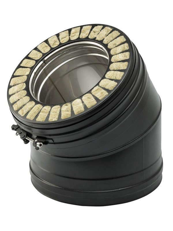 Metalbestos wood 130 mm elbow 30°