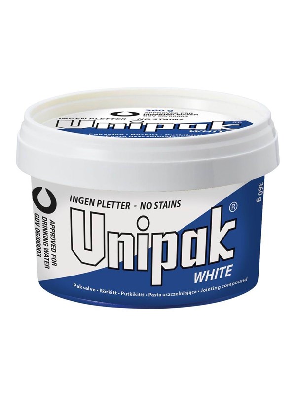 Produktfoto för Unipak White paksal.360g.bøtte - Godkendt til drikkevand iht.: GDV06/00003