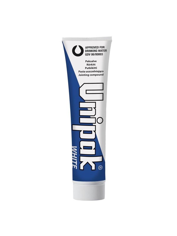 Produktfoto för Unipak White paksalv.250g.tube - Godkendt til drikkevand iht.: GDV06/00003