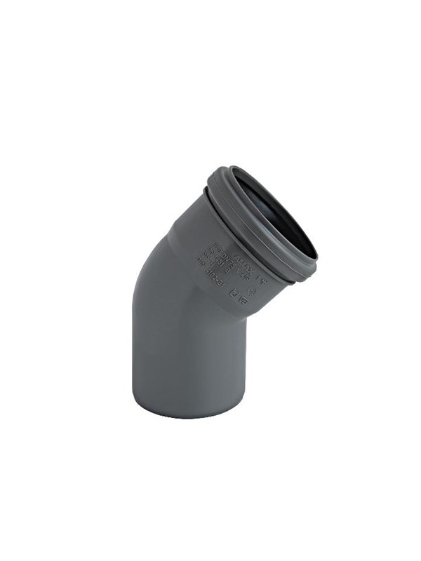 ALIAXIS 75mm x 45° bend ht-pp