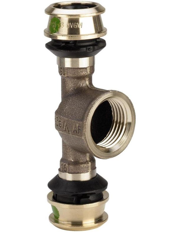 Viega Raxofix T-piece 32 x 3/4" x 32 mm gunmetal
