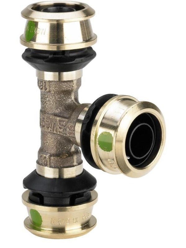 Viega Raxofix T-piece 20 mm gunmetal