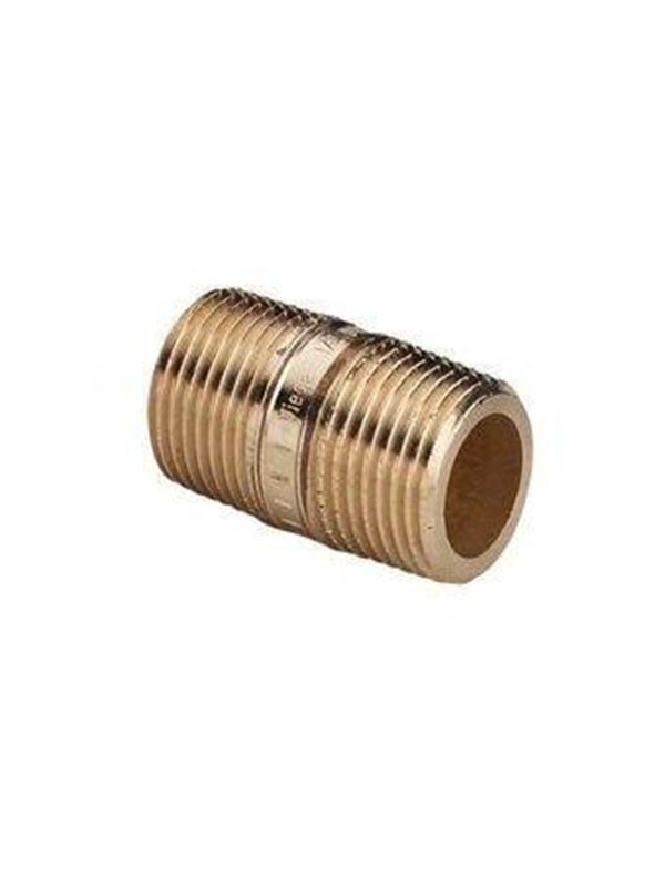 Viega Nipple tube 1/2" x 80 mm gunmetal