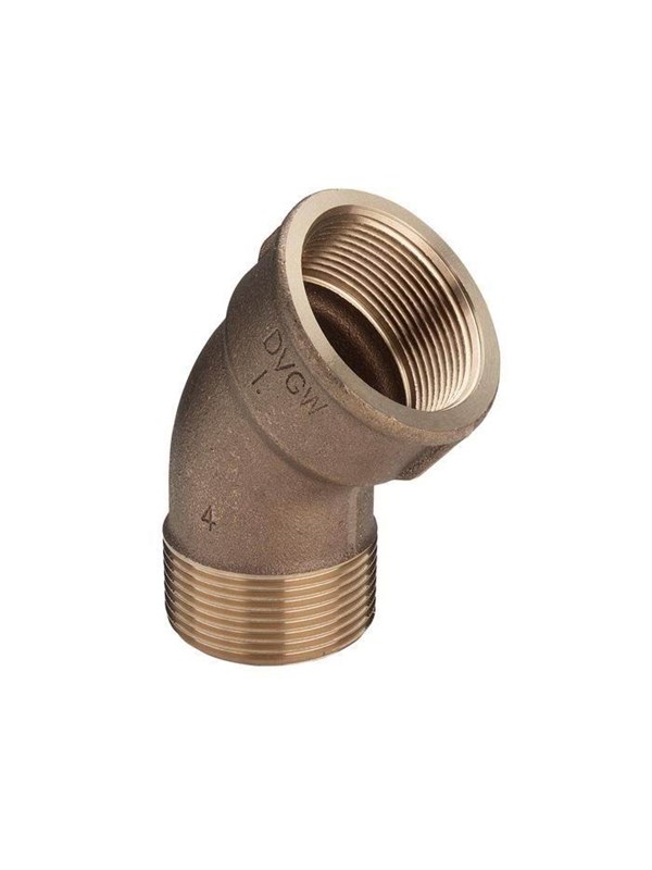 Viega Bend 45° sleeve/nipple 3/4" gunmetal