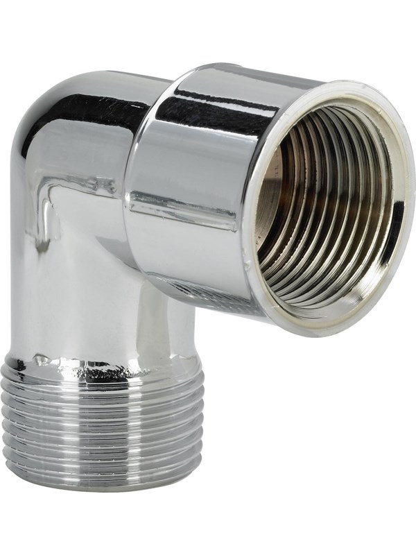 Viega Angle 90° sleeve/nipple 1/2" chrome-plated brass