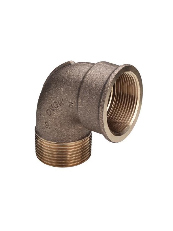Viega Bend 90° sleeve/nipple 2" gunmetal